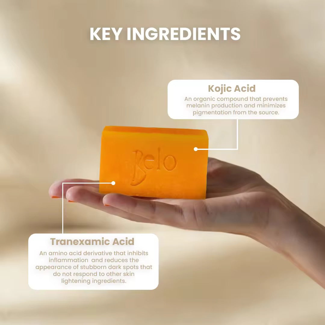 Belo Intensive Whitening Bar Kojic Acid + Tranexamic Acid 65g 3-Pc Pack