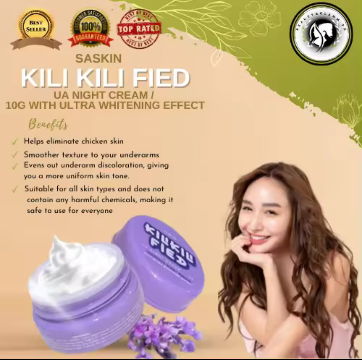 Kili Kili Fied Underarm Night Cream 10g