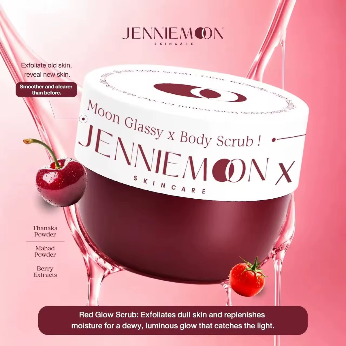 Jennie Moon Glassy x Body Scrub