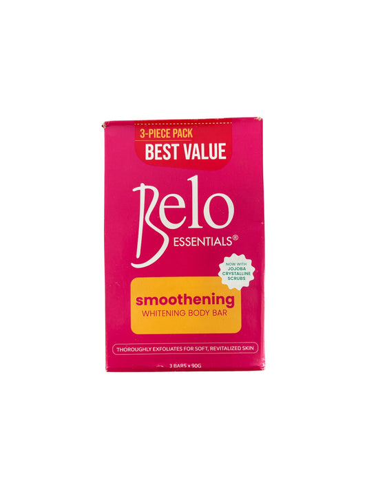 Belo Essentials Smoothing Whitening Body Bar soap 90g x 3