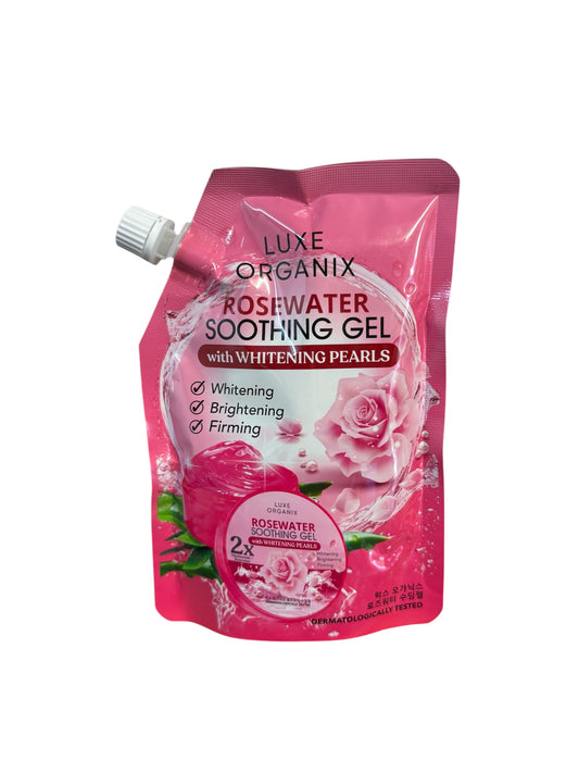 Luxe organix Rosewater Soothing Gel with Whitening Pearls 100ml