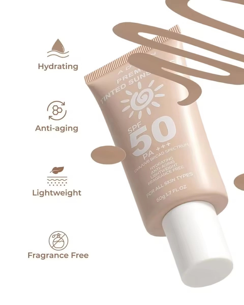 Adorn Premium Tinted Sunscreen with SPF 50 PA+++
