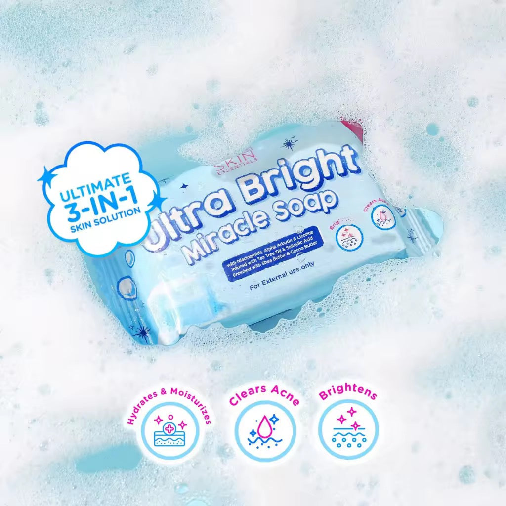 Hikari Skin Essentials Ultra Bright Miracle Soap (5 bars)