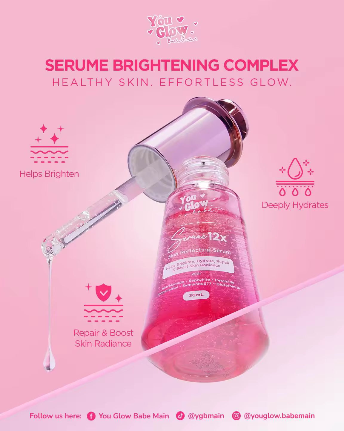 You Glow Babe Serume 12x Skin Perfecting Serum 30ml
