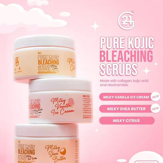 G21 Pure Kojic Bleaching Scrub Milky Vanilla Ice Cream