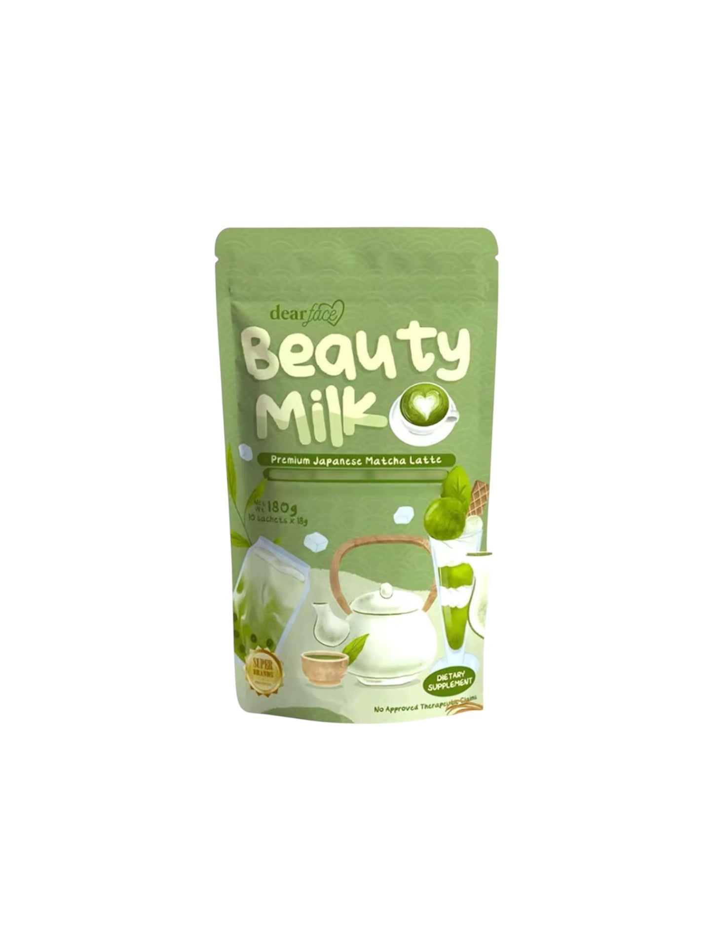 Dear Face Beauty Milk - Matcha Antioxidant