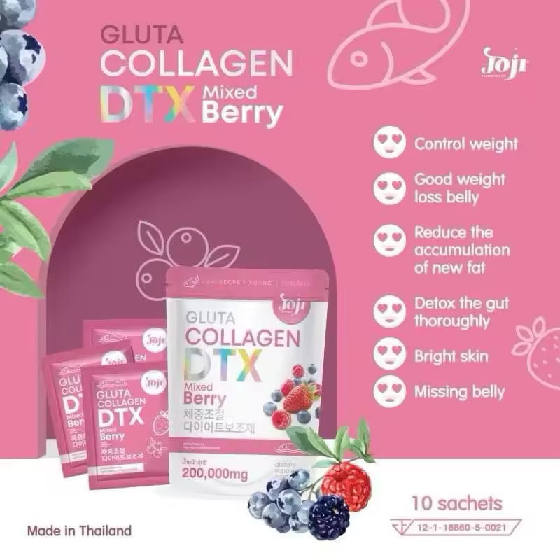 Joji Gluta Collagen DTX Plus Mixed Berry
