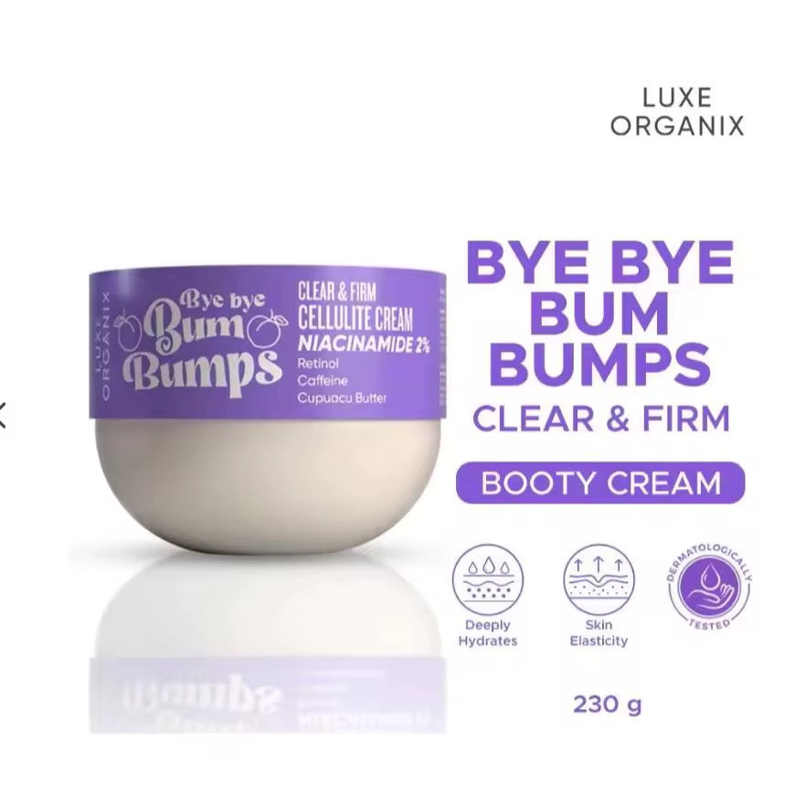 Luxe Organix Bye Bye Bumps Clear & Firm Cellulite Cream 230g