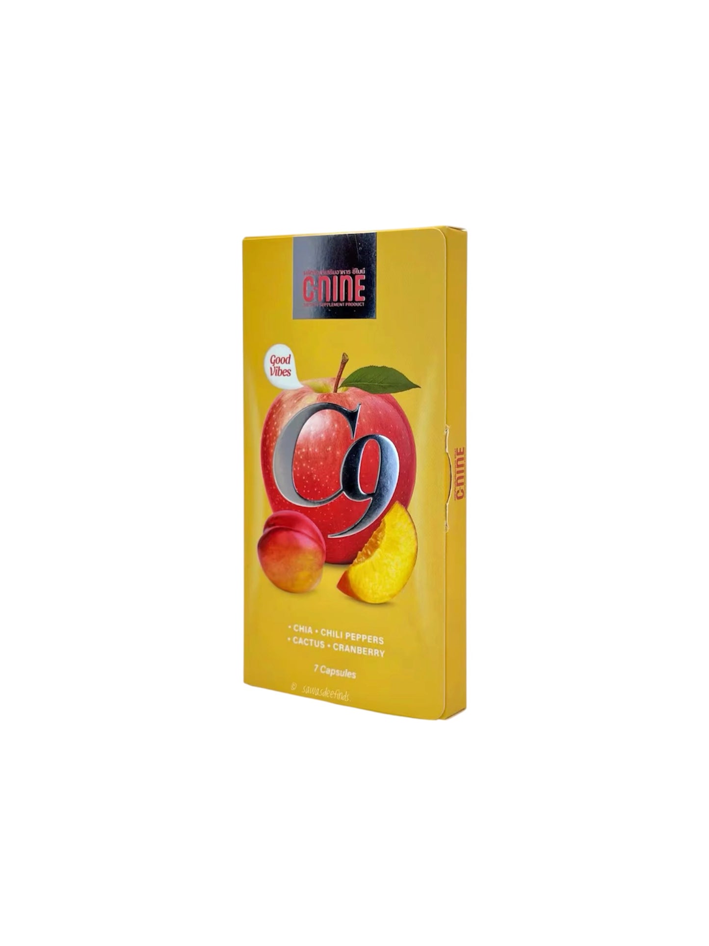 C Nine C9 Capsule with Chia,Chili Peppers, Cactus and Cranberry