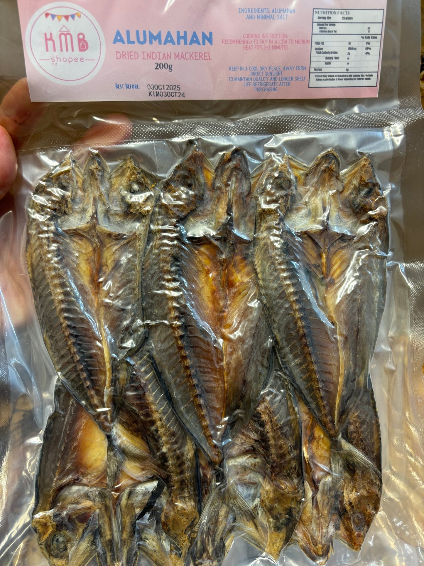 Alumahan (Dried Indian Mackerel) 200g