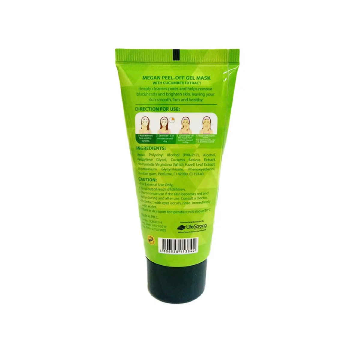 MEGAN Firm and Brightening Peel Off Mask with Cucumber Extract 50g