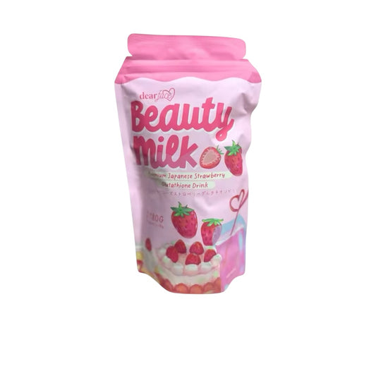 Dear Face Beauty Milk - Strawberry Glutathione Drink