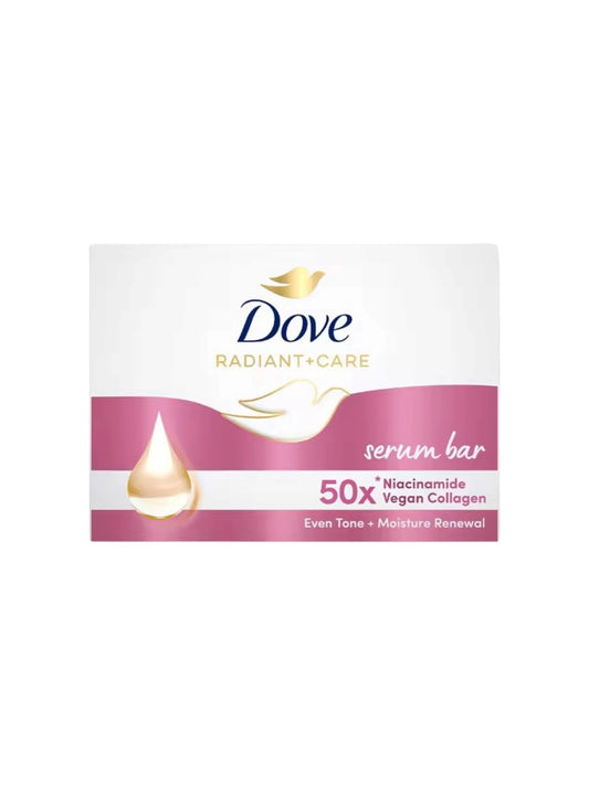 Dove Radiant + Care Serum Bar Niacinamide + Vegan Collagen 90g