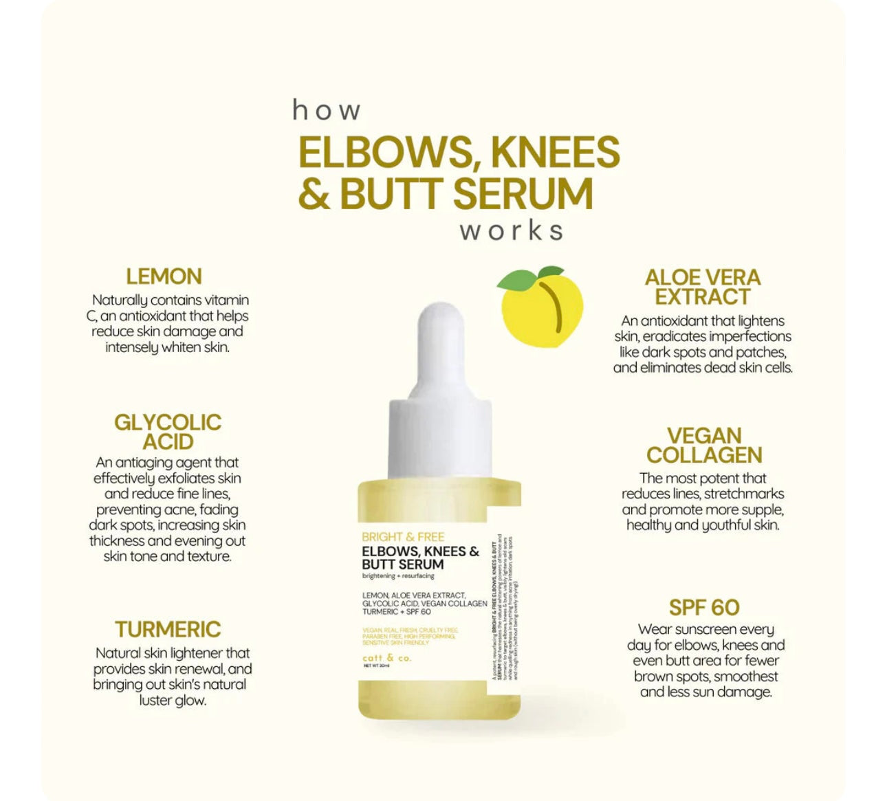 Catt & Co Elbow, Knees & Butt Serum