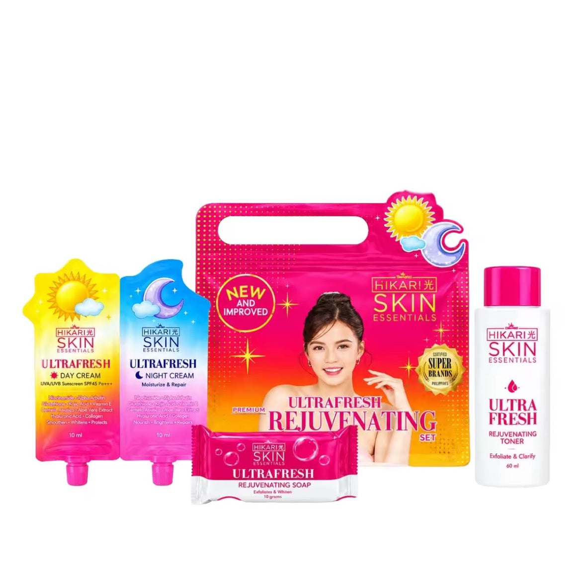 Hikari Skin Essentials Ultrafresh Rejuvenating Set