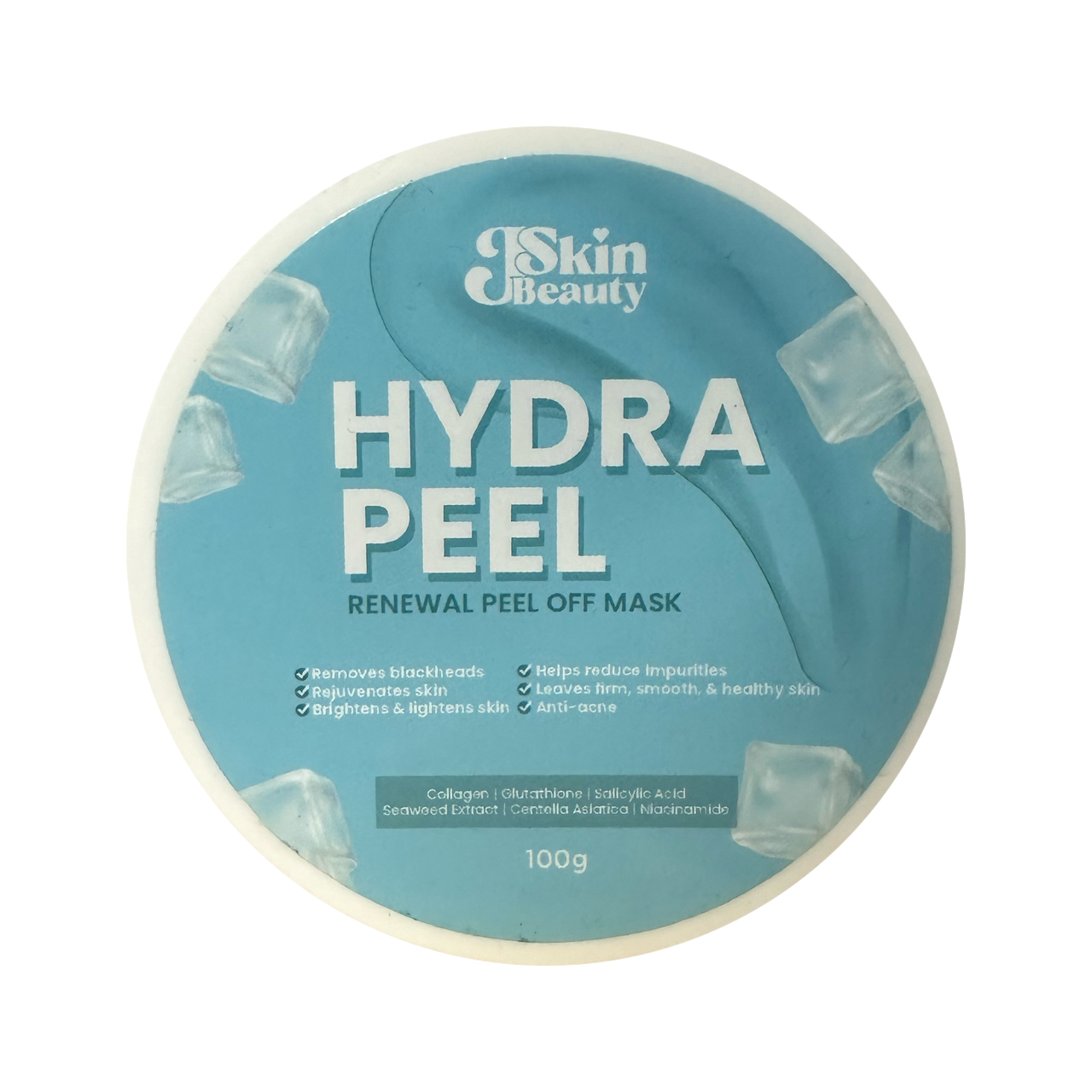 J Skin Beauty Hydra Peel Renewal Peel Off Mask