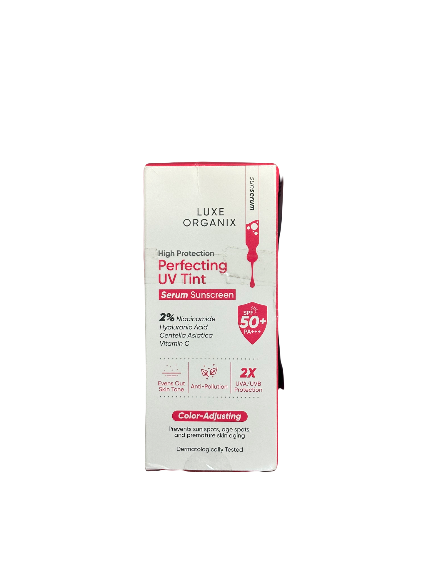 Luxe Organix Perfecting UV Tint Serum Sunscreen