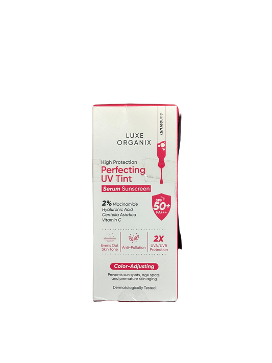 Luxe Organix Perfecting UV Tint Serum Sunscreen