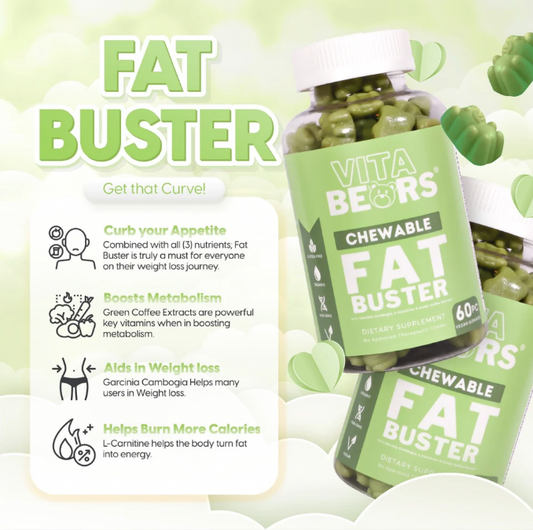 Vitabears Chewable Gummy Bears Fat Buster