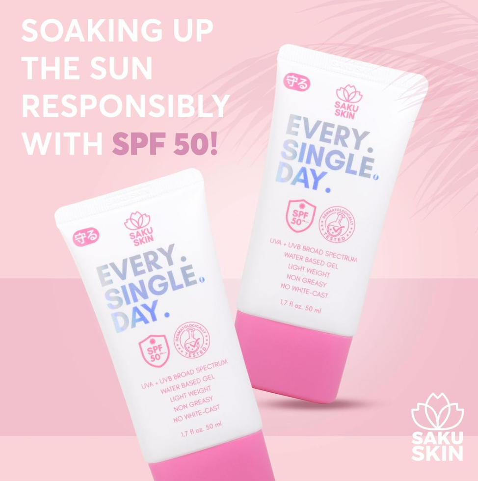 Saku Skin Sunscreen SPF50