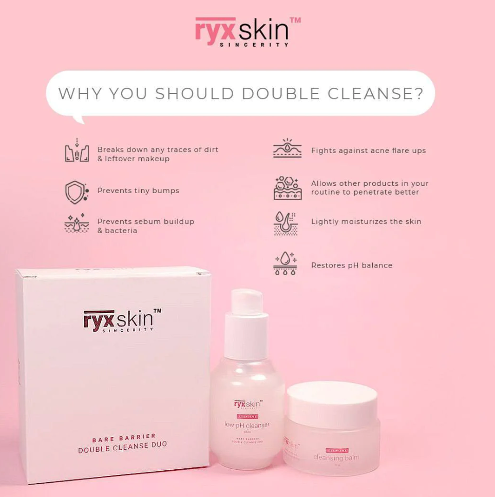 Ryx Skin Bare Barrier Double Cleanser Duo