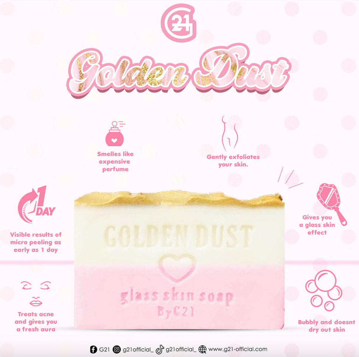 G21 Golden Dust Soap 60g