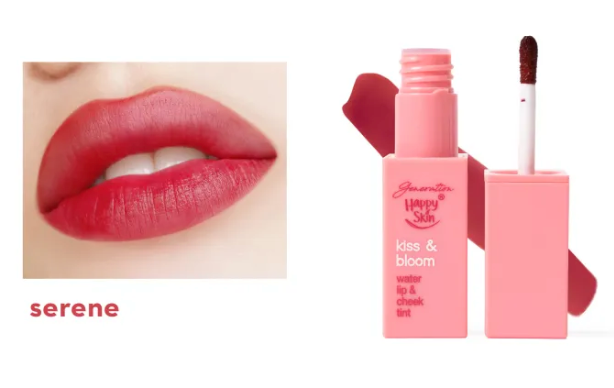 Generation Happy Skin Kiss & Bloom Water Lip & Cheek Tint in Focus