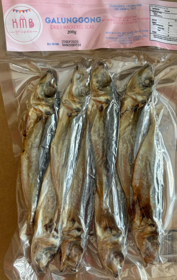 Galunggong (Dried Mackerel Scad) 200g