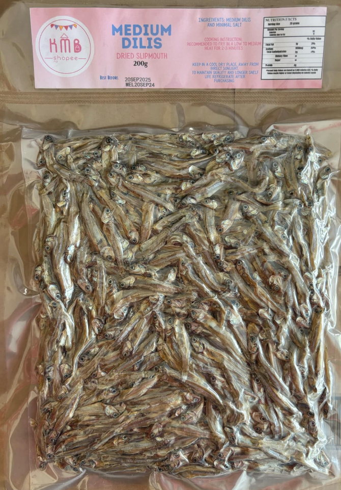 Medium Dilis (Dried Slipmouth) 200g