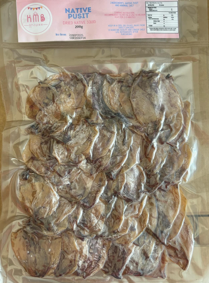 Native Pusit (Dried Native Squid) 200g