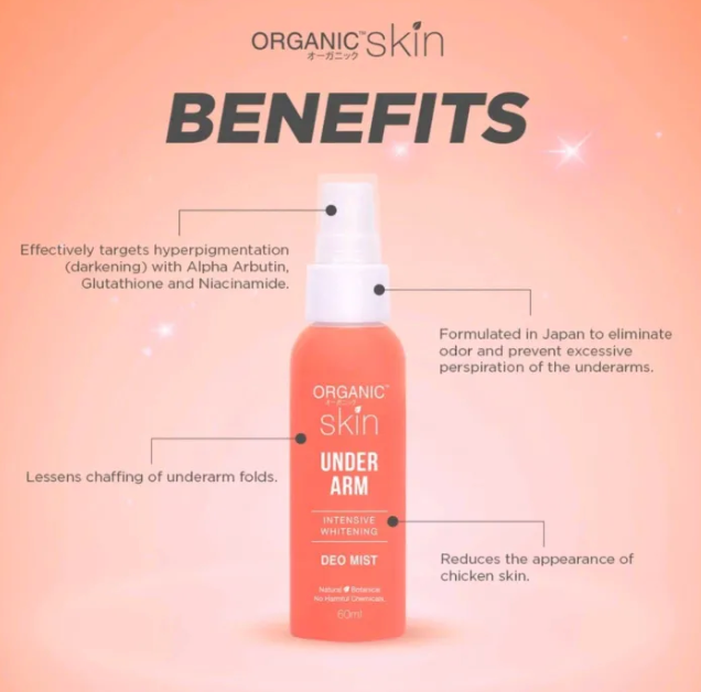Organic Skin Japan Underarm Deo Mist