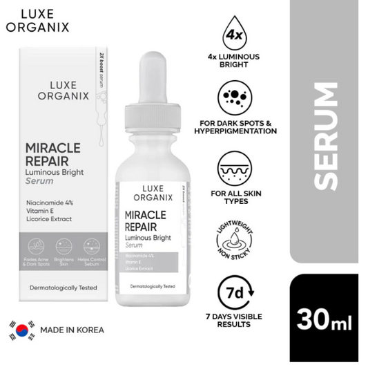 Luxe Organix Miracle Repair Niacinamide 4% Serum 30ml