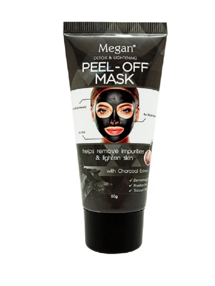 MEGAN Firm and Brightening Peel Off Mask with Charcoal and Niacinamide