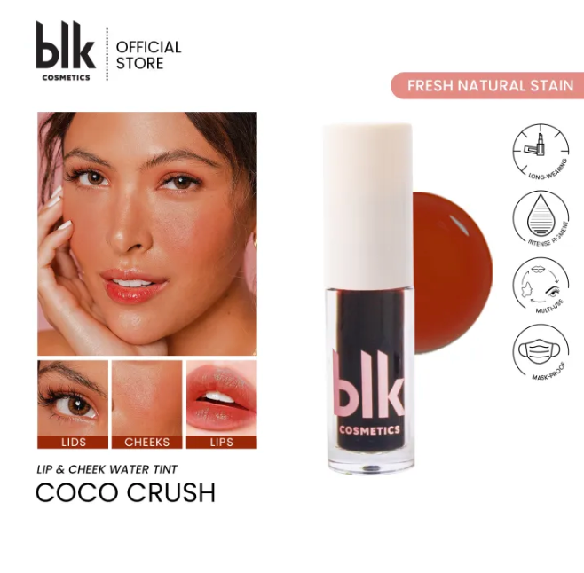 BLK cosmetics fresh lip and cheek water tint