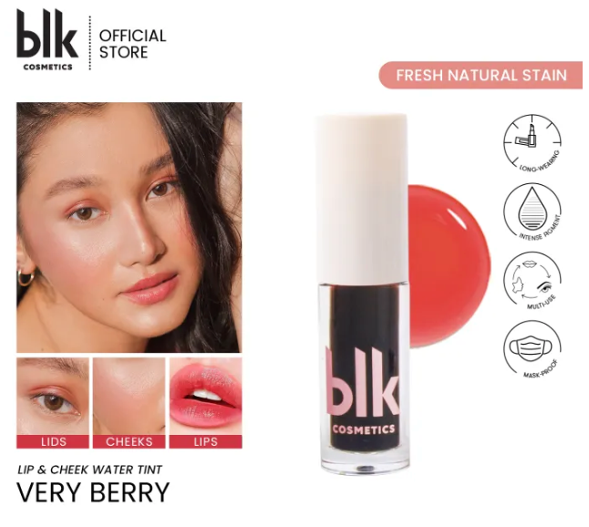 BLK cosmetics fresh lip and cheek water tint