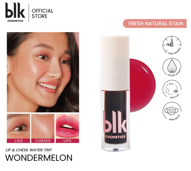 BLK cosmetics fresh lip and cheek water tint