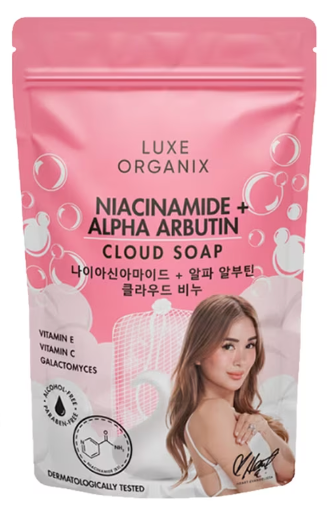 Luxe Organix Niacinamide + Alpha Arbutin Cloud Soap