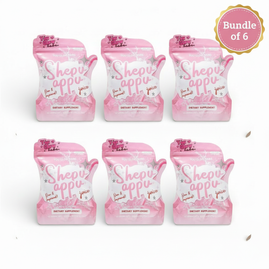 Shepu Appu Juice 6-Pack Bundle with Badge Label