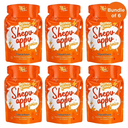 Tightly packed six-pouch bundle with Bundle of 6 badge